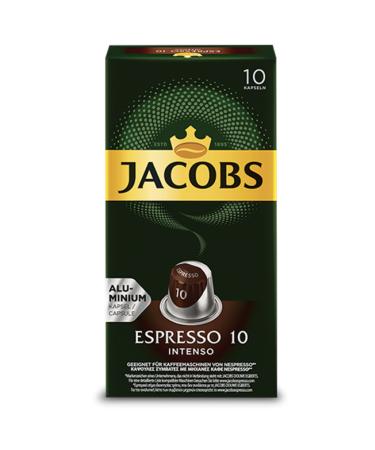 Jacobs Espresso 10 Intenso Capsule Coffee 10 Pack 493113