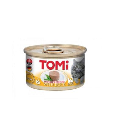 Tomi CAT DUCK WET FOOD 85 GR X 6 PIECES 141036