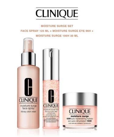 A Skin Saturated with Moisture with Clinique Moisture Surge 100h :)