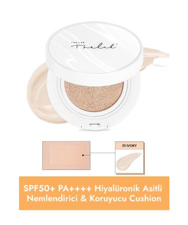 THE LAB by blanc doux THE LAB Oligo Hyaluronic Acid Healthy Cream Cushion SPF50+ PA++++ 12gr (#No1 Ivory)
