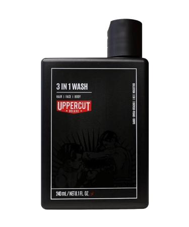 Uppercut Deluxe 3 in 1 Wash 3 in 1 Shampoo 240 ml