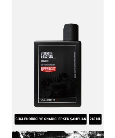 Uppercut Deluxe Strength and Restore Shampoo 240 ML - Strengthening and Repairing Shampoo