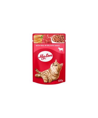 mylove MY LOVE SAUCE CHICKEN POUCH CAT FOOD 100 GR X 6 PIECES 510128