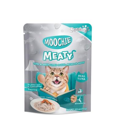 MOOCHIE Tuna & Green-Lipped Mussel Sauce Cat Treats 12 x 70g