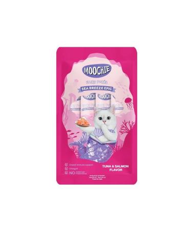 MOOCHIE Sea Breeze Epic Tuna & Salmon Flavor Cat Treat 15g