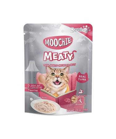 MOOCHIE Tuna & Bonito Cat Food 12 x 70g Moochie - High Protein & Nutritious