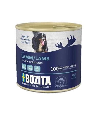 Bozita Grain-Free Lamb Meat Paste Adult Dog Canned Food 625gr