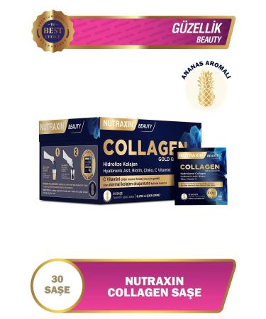 Nutraxin Collagen 30 Sachet 10 000 Mg Type 1 Type 3 Pineapple Flavored 2-pack - Buy Online on GoSupps.com
