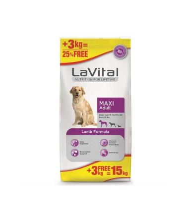 La Vital Lamb Adult Dog Food 12 3 Kg