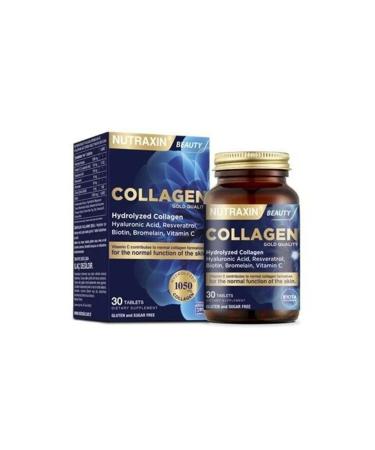 Nutraxin Hydrolyzed Collagen 30 Tablets Type 1 type 3 5-pack
