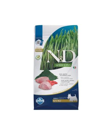 N & D Spirulina Lamb Small Breed Grain Free Adult Dog Food 2 Kg