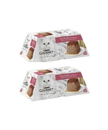 Gourmet Gold Gourmet Revelations Canned Cat Food with Salmon (2x57 Gr) x 2 Pack