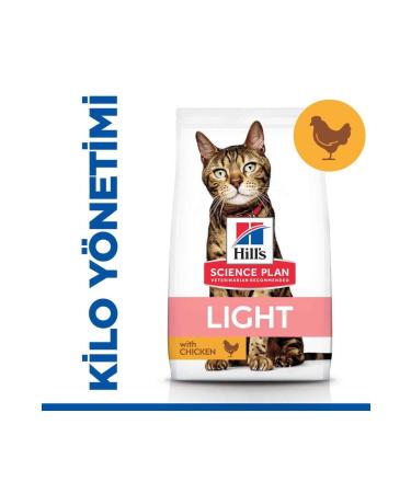 Hill's SCIENCE PLAN Light Chicken Adult Cat Food 3 Kg
