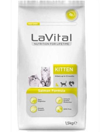 La Vital Salmon Kitten Food 1.5 Kg