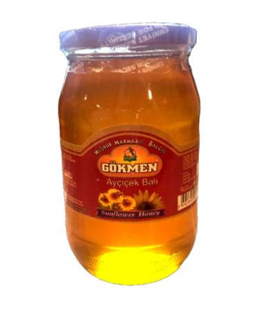 Gokmen Strained Sunflower Honey Jar (450 G)
