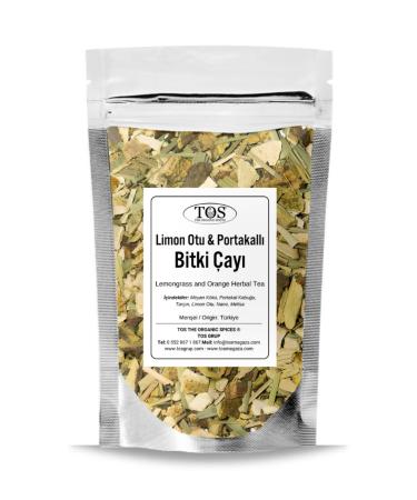 TOS The Organic Spices Lemongrass and Ginger Herbal Tea 250 gr (1st Quality)