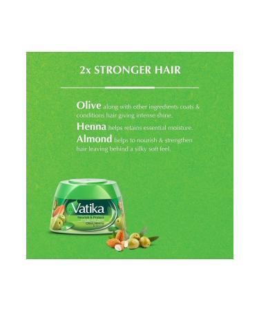 Vatika COPY - Naturals Nourishing and Protective Styling Hair Cream | Henna Almond and Aloe Vera - 140 Ml - Buy Online on GoSupps.com