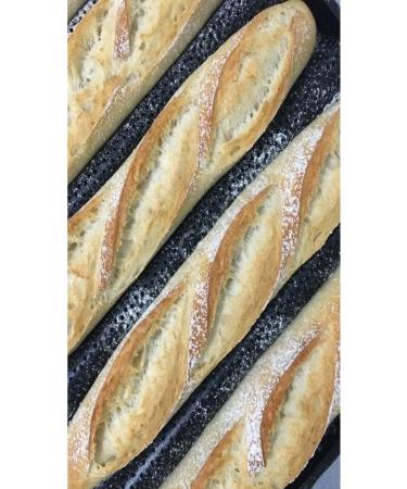 GuruGurme Natural Sourdough Baguette Bread 290 gr. Pack of 7