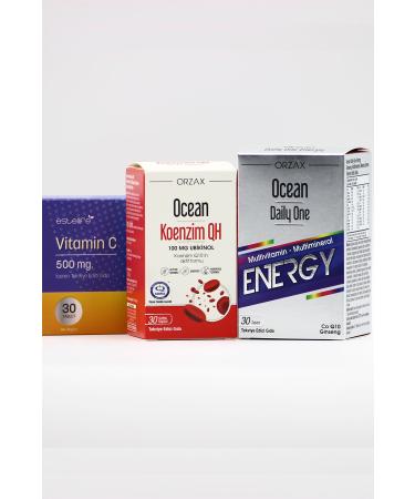 Ocean Coenzyme QH - Ocean Daily One Energy - Vitamin C 500 mg