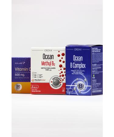 Ocean Methyl B12 1000 g - Ocean B Complex - Vitamin C 500 mg