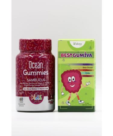 Ocean Gummies Sambucus Bestgumiva Chewable Vitamin Set - Buy Online on GoSupps.com