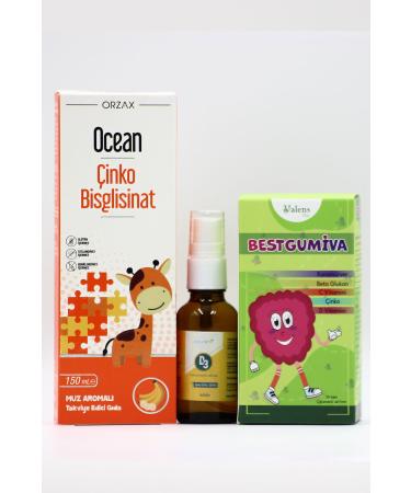 Ocean Strong Immunity Set for Children: Ocean Zinc Estellife D3 & Bestgumiva