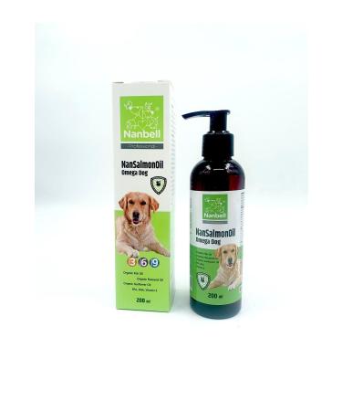 Nanbell Nansalmonoil Omega 3-6-9 Fish Oil Supplement for Dogs 200ml