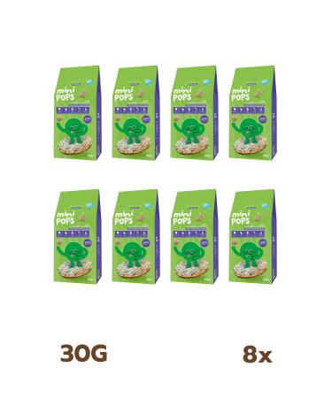 slimplus 8 Pack Mini Pops Snack Buckwheat Pops 30G