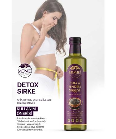 MONIE Chia Seed Chicory Vinegar Detox Vinegar 250 ml - Buy Online on GoSupps.com