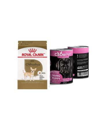 Royal Canin Adult Chihuahua Dog Food 1.5 kg + Cadopet Puppy Canned 415 gr (original)