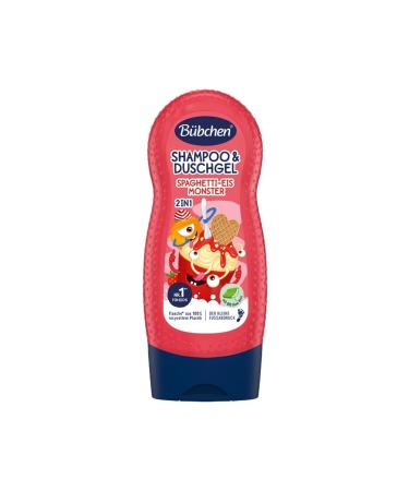 B bchen Kids Shampoo & Shower Gel 2 in 1 Spaghetti-Eis Monster 230 ml