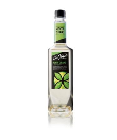 Da Vinci Gourmet Mint and Lemon Flavored Menta Cubano Cocktail Syrup 750 ml