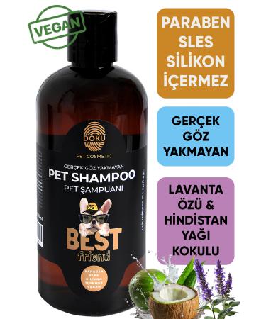 Doku Pet Cosmetic Tears-Free Shampoo for Cats and Dogs 500 ml