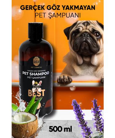 Doku Pet Cosmetic Tears-Free Shampoo for Cats and Dogs 500 ml - Buy Online on GoSupps.com