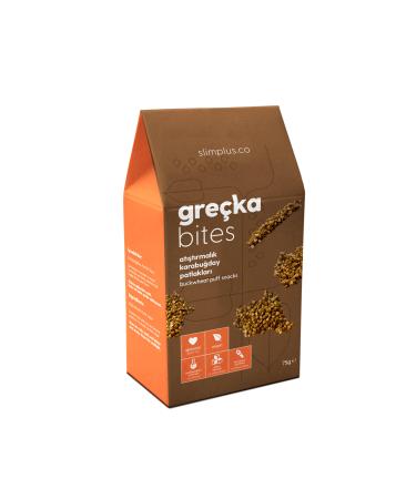 slimplus 4 Pack Gluten Free Vegan Gre ka Bites Snack Cocoa Buckwheat Bites 75g - Buy Online on GoSupps.com