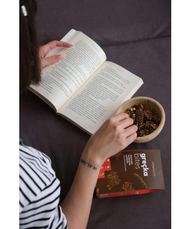 slimplus 4 Pack Gluten Free Vegan Gre ka Bites Snack Cocoa Buckwheat Bites 75g - Buy Online on GoSupps.com