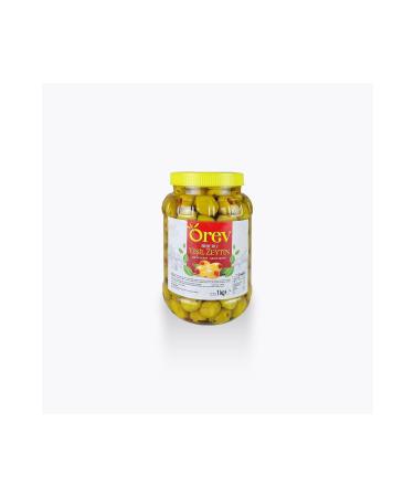 Orev Pepper Olives 2XL - 1 kg Pet - Orev