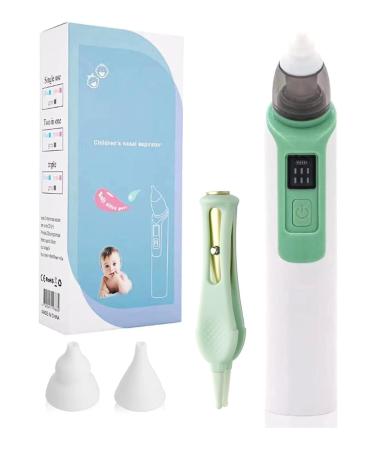 VARSTHREE Electric Nasal Aspirator for Babies 6 Adjustable Suction Levels 2-Size Nozzle