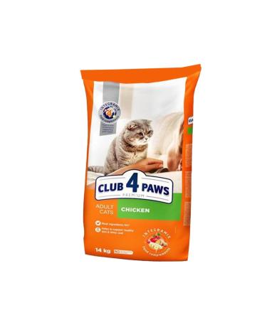 Club4Paws Premium Chicken Adult Cat Food 14 Kg