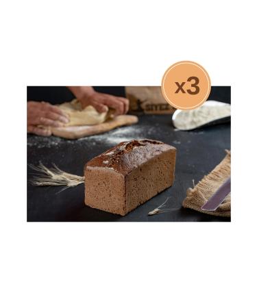 Siyez Evi 3kg 0 Siyez Wheat Sourdough 3 Breads Total 3x1 kg (Plain-Plain-Plain)
