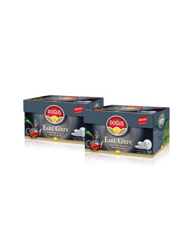 Dogus Earl Grey Teapot Tea Bag 100x3.2 gr X 2 Pieces