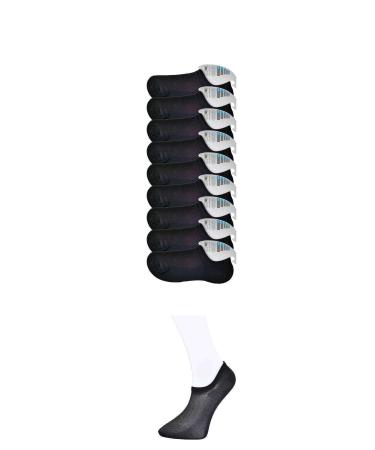 Skygo Black Men's Ballerina Socks 12 Pairs