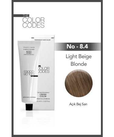 THE COLOR CODES PERMANENT CREAM HAIR DYE 7.77 INTENSIVE COPPER BLONDE 60 ML