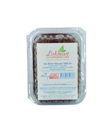 LokmanAVM Hot Pepper Paste 1000 Gr Packaged Boxed