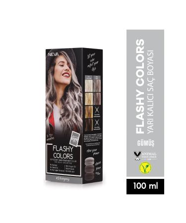 Flashy Colors Semi Permanent Hair Dye - Silver 100 ml