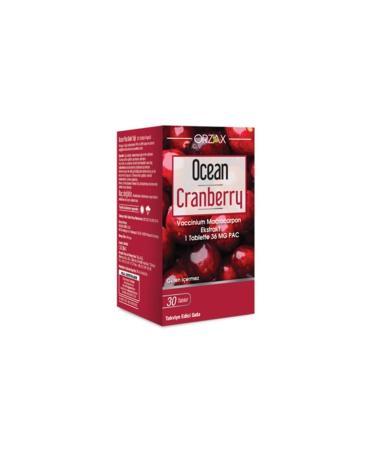 Ocean Ocean Cranberry Cranberry Extract 36 mg Pac 30 Tablets