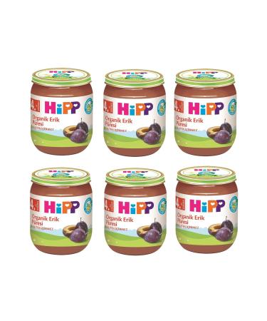 Hipp Jar Food Organic Plum Puree 125 gr 6 Pieces