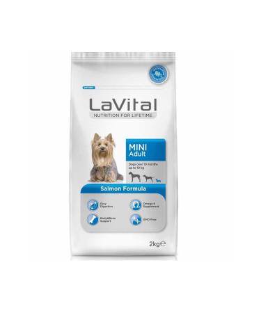 La Vital Dog Adult Mini Small Breed Salmon Fish Adult Dog Food 1.5 Kg