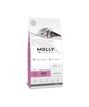 Molly Adult Chicken Dry Cat Food 2kg