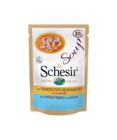 Schesir Tuna and Herring Natural Canned Cat Food 85 gr